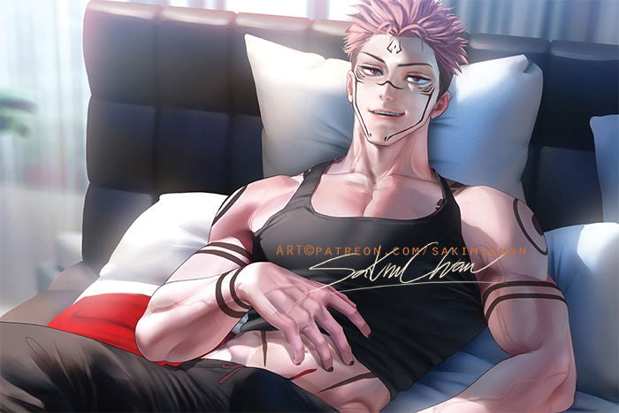 Sukuna on Bed Poster #598