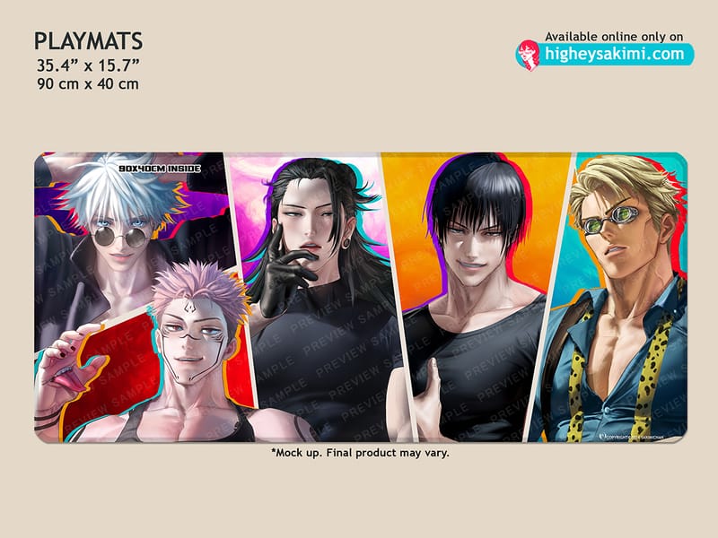 JJK Hot Men Playmat