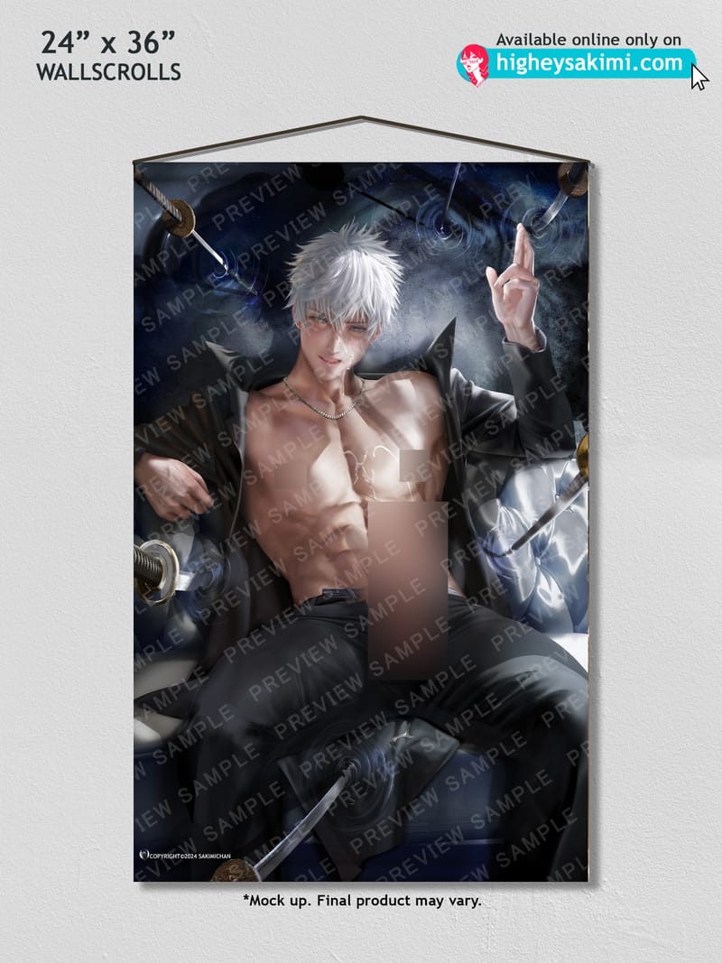 Gojo NSFW Wall Scroll