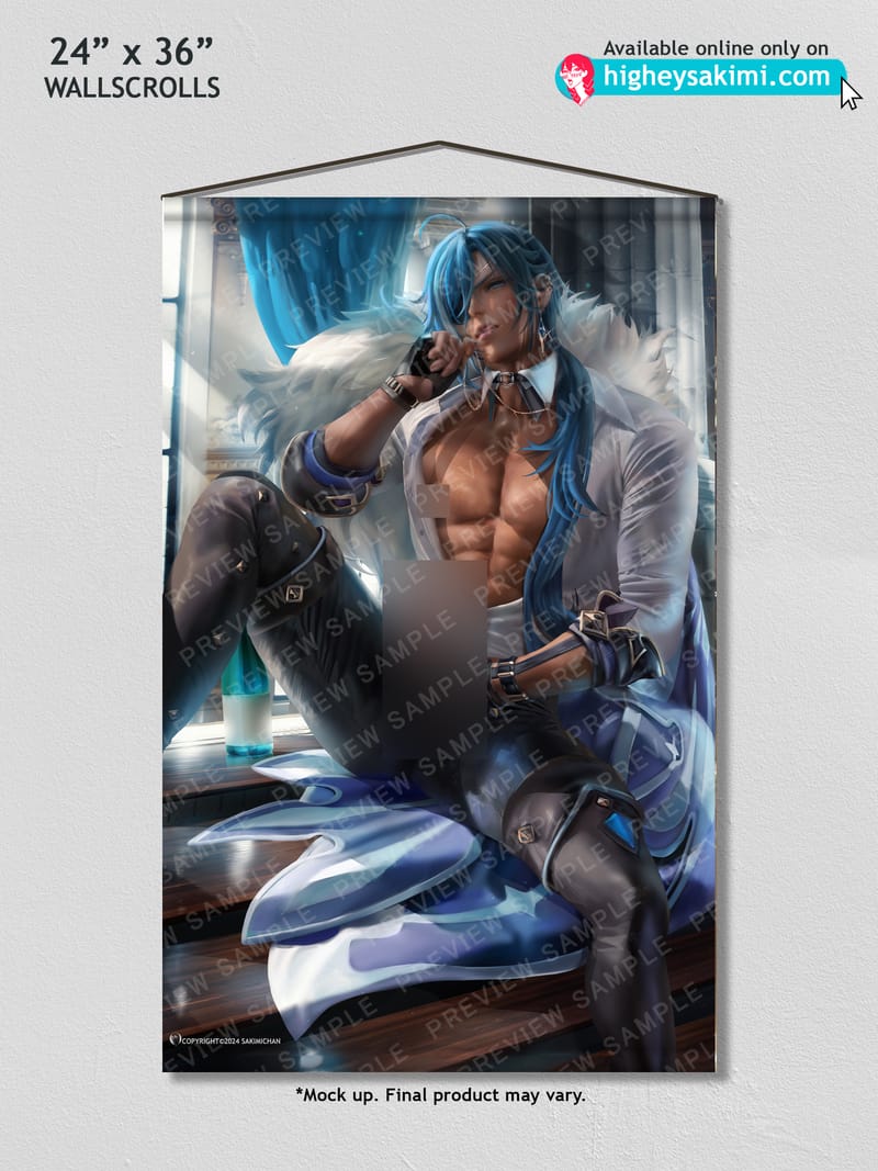 Kaeya NSFW Wall Scroll