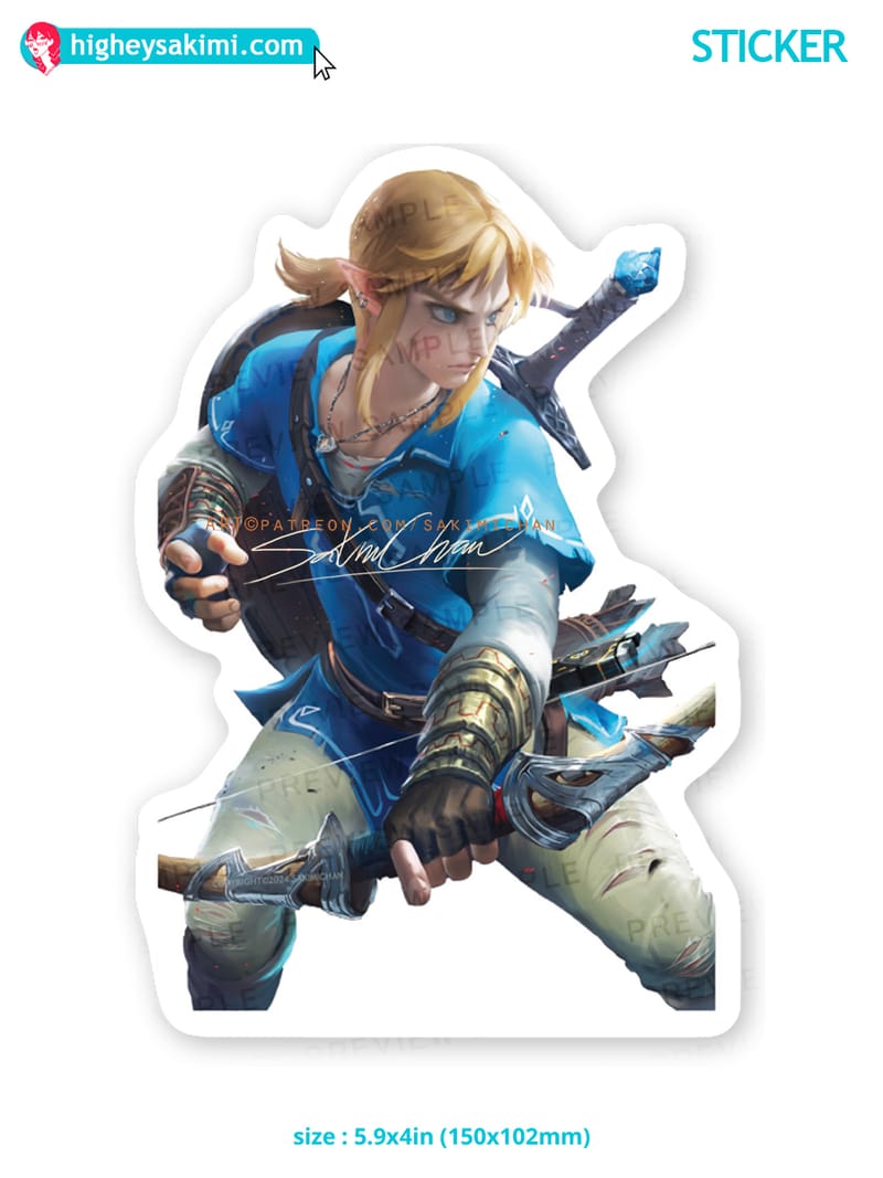 BOTW Link Sticker