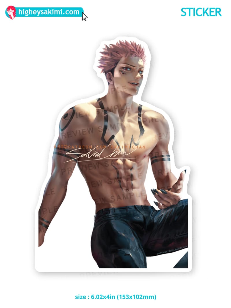 Sukuna Itadori Sticker