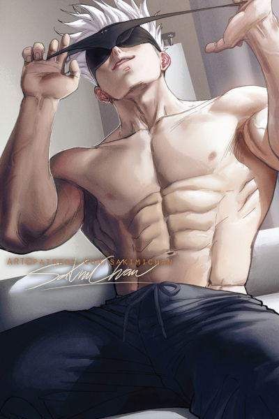 Gojo Holding Ur Panties Poster #621