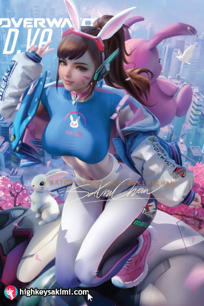 Bunny DVa New Year Poster #465