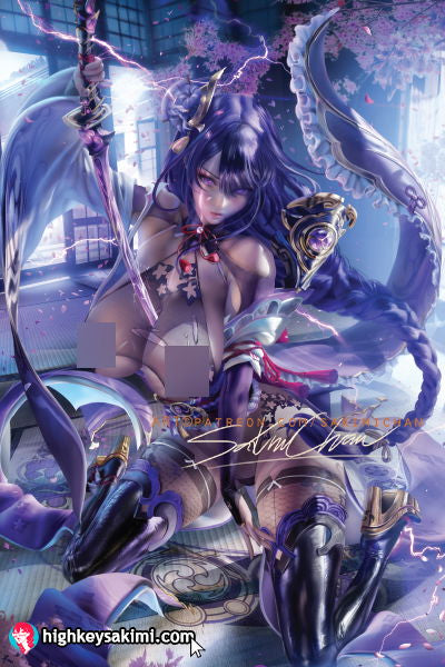 Genshin Impact: Raiden Shogun NSFW poster #N175