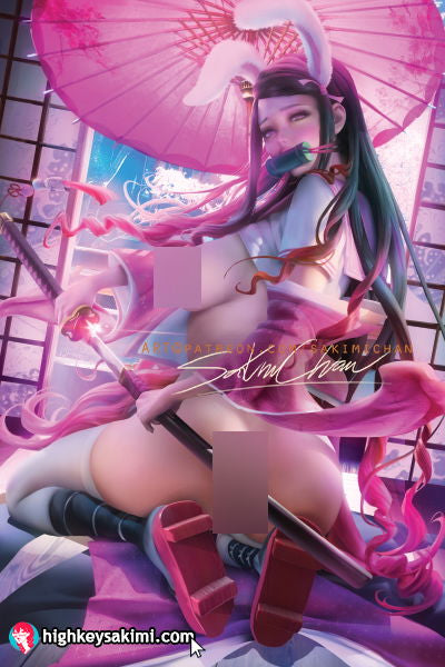 Bunny warrior Nezuko NSFW Poster #N191