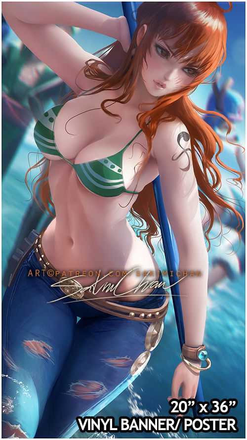 Nami Large Vinyl Poster SFW