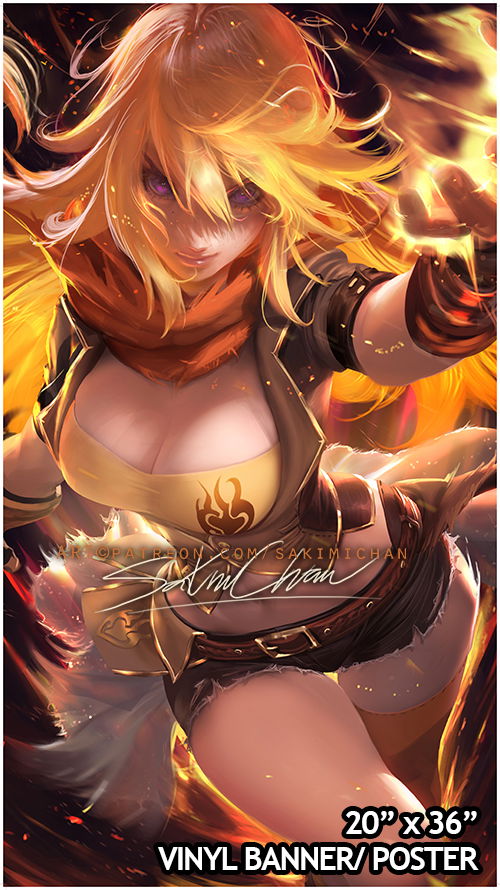 Yang Large Vinyl Poster SFW