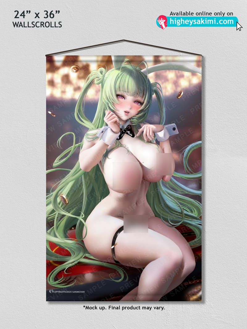 Bunny Soda NSFW Wall Scroll