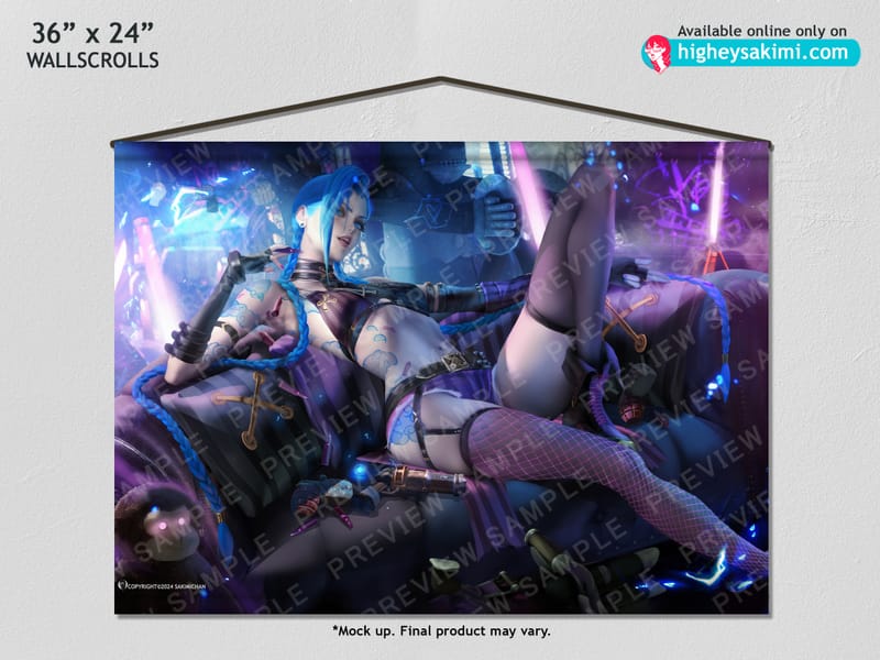 Jinx Couch Wall Scroll