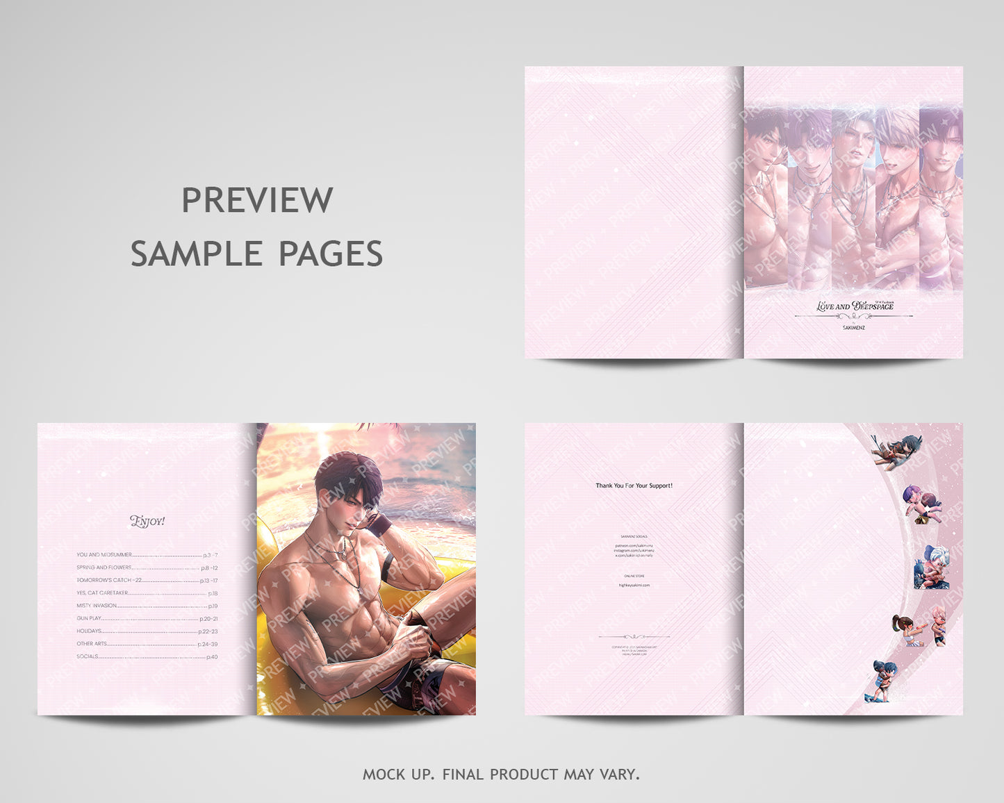 Love and Deepspace Limited Edition SFW Softcover