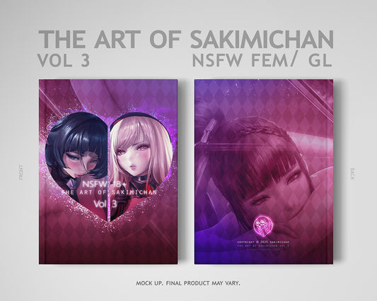 Art of Sakimichan 2025 Vol 3 FEM/GL Hardcover
