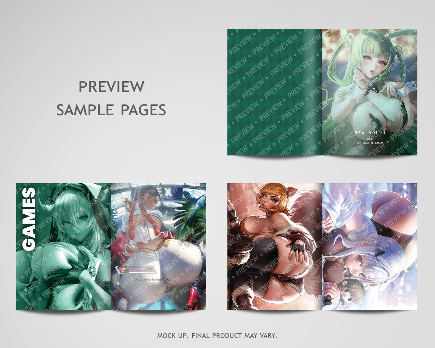 Art of Sakimichan 2025 Vol 3 SFW Hardcover