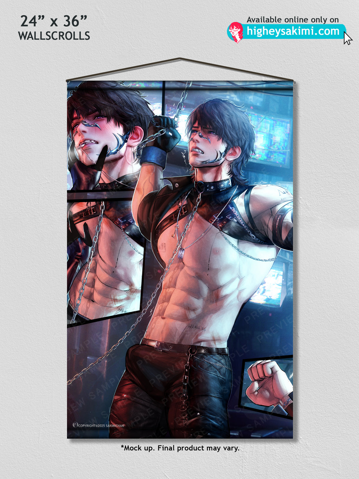 Feral Caleb Wall Scroll