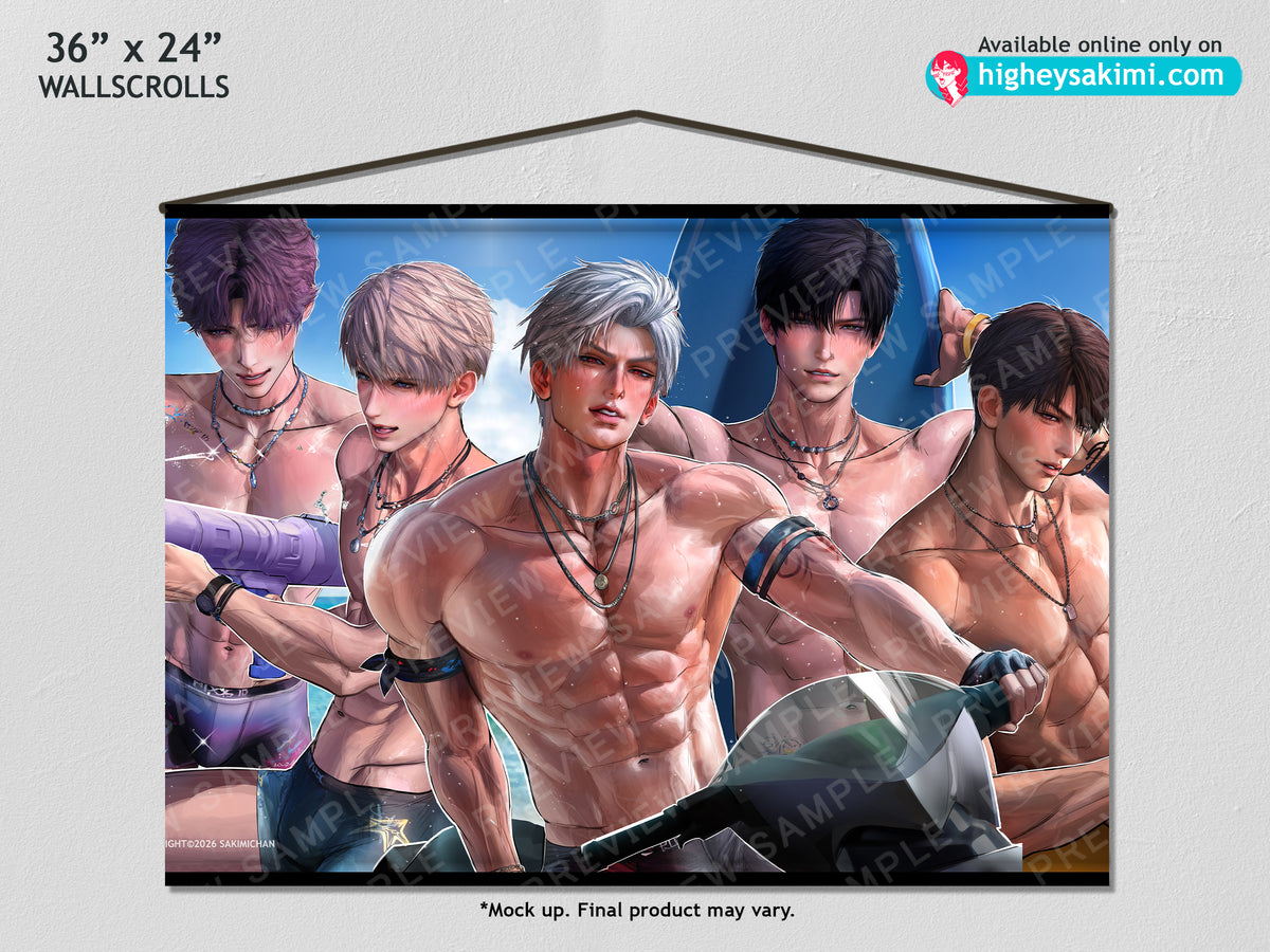 LADS Summer Wall Scroll