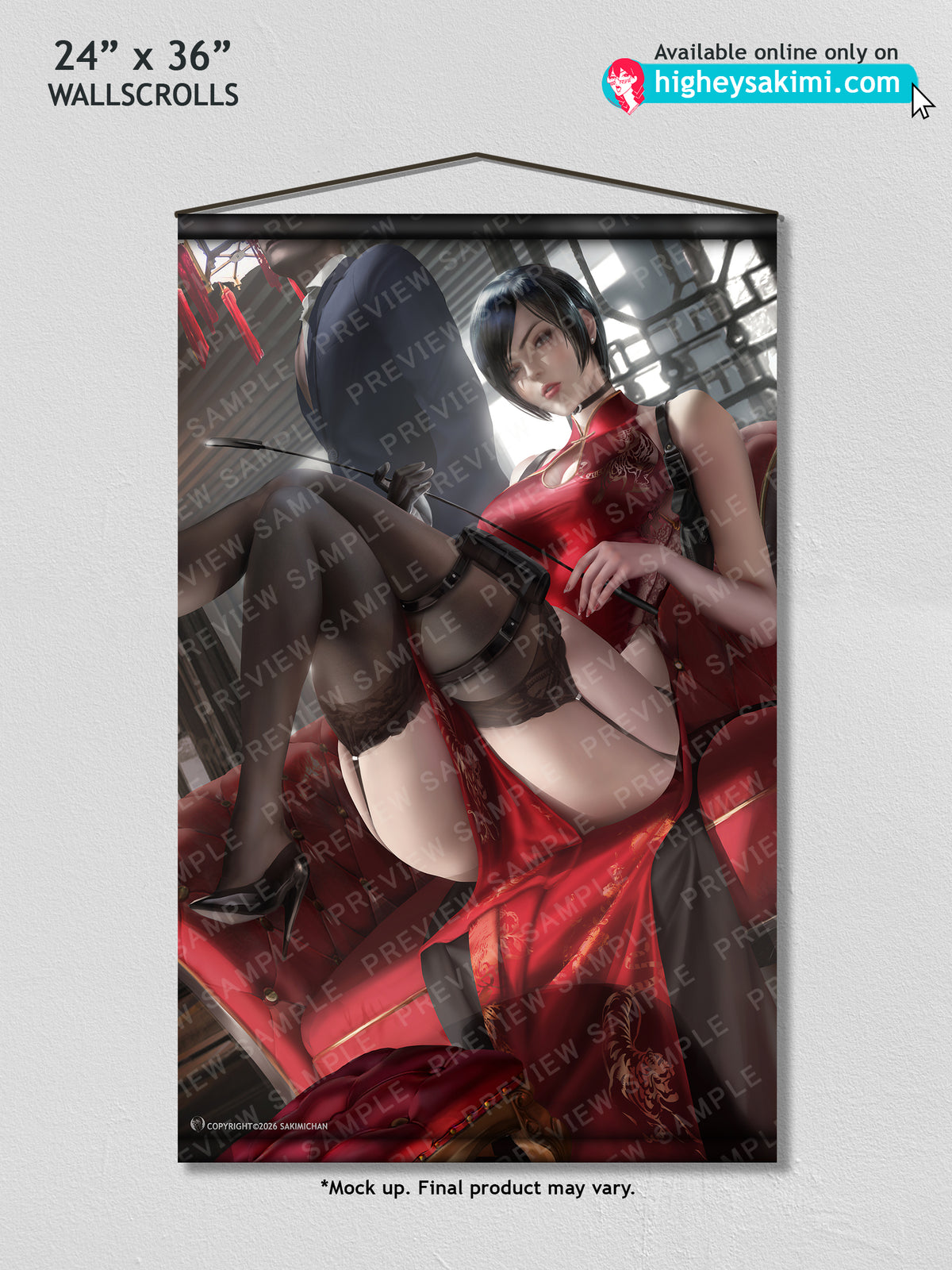 Lunar Ada Wong Wall Scroll