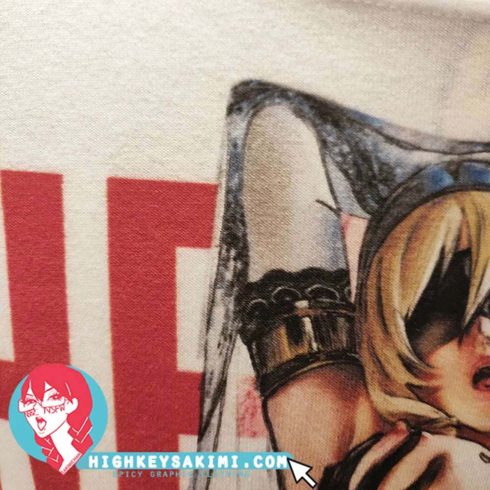 Hentai and Chill NSFW white T
