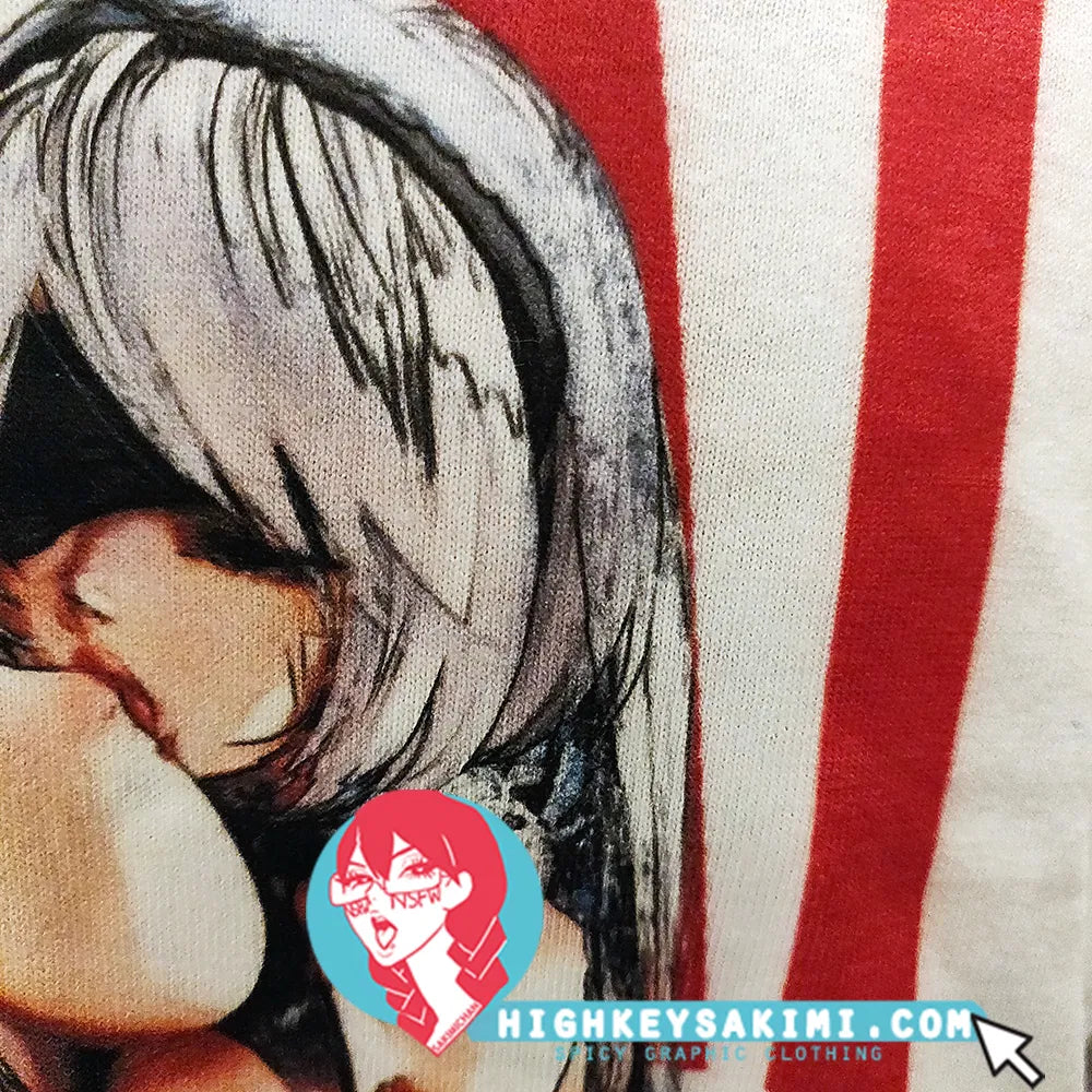 Hentai and Chill NSFW white T