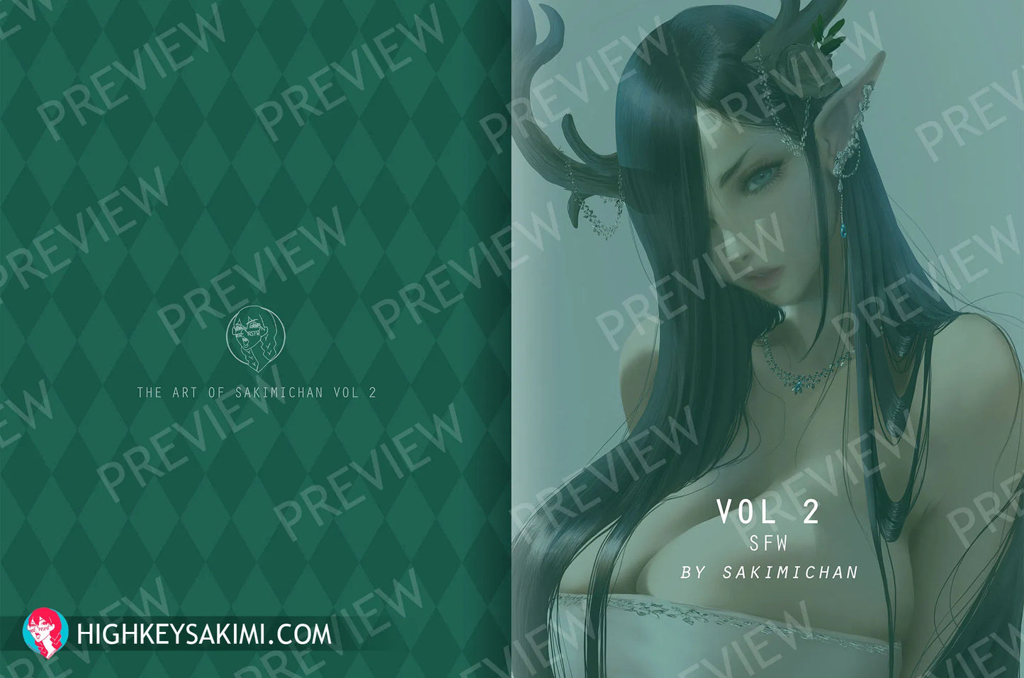 Vol 2 SFW: The Art of Sakimichan 2022 Artbook