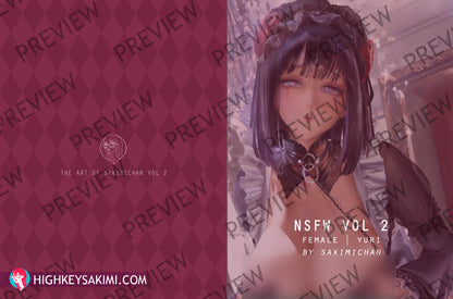 Vol 2 NSFW 18+ The Art of Sakimichan [Female/ Yuri]