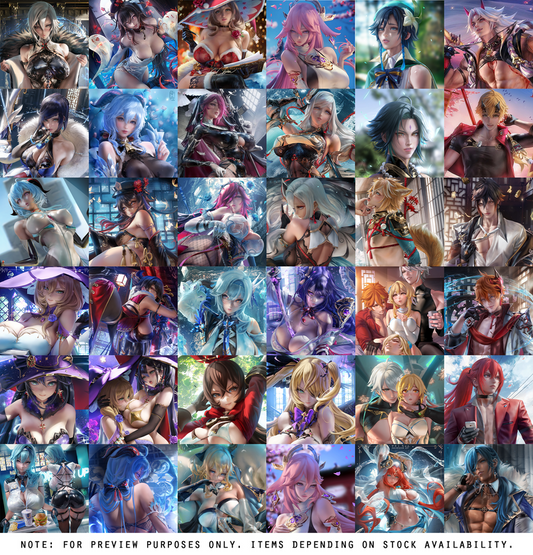 Genshin Impact Mystery Poster Bundle