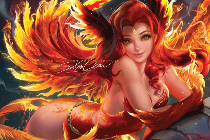 Phoenix Girl Poster#544