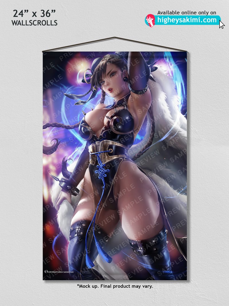 Chun-li x Nicki Wall Scroll