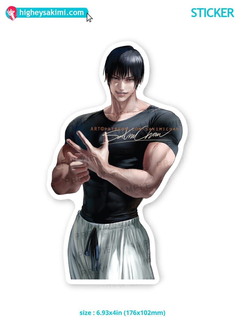 Toji Fushiguro Sticker