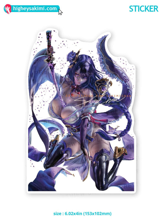 Raiden Shogun Sticker