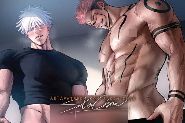 Sukuna Vs Gojo Sorcery Fight NSFW Poster #N524