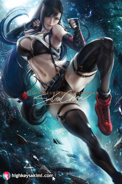 FF7 Remake Tifa Poster #1