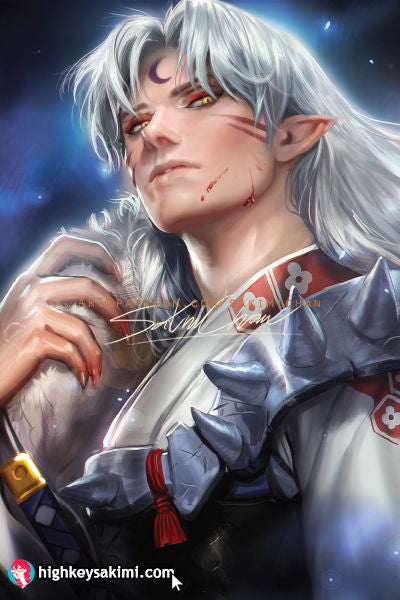 Sesshomaru Portrait Poster #61