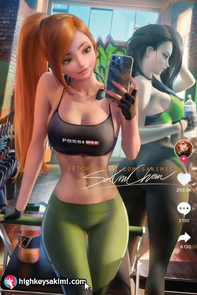 Kim & Shego Gym Poster #436