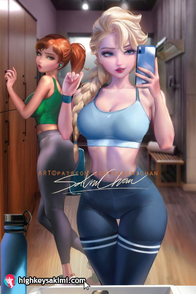 Frozen Gym Days 1 Sisters Poster #495