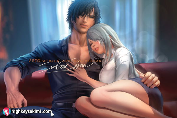 FF16 Clive x Jill Sofa Poster#512