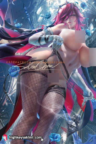 Rosaria v2 Garterbelt NSFW Poster #N265