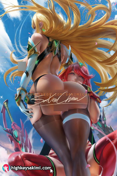 Mythra x Pyra NSFW Poster #N269