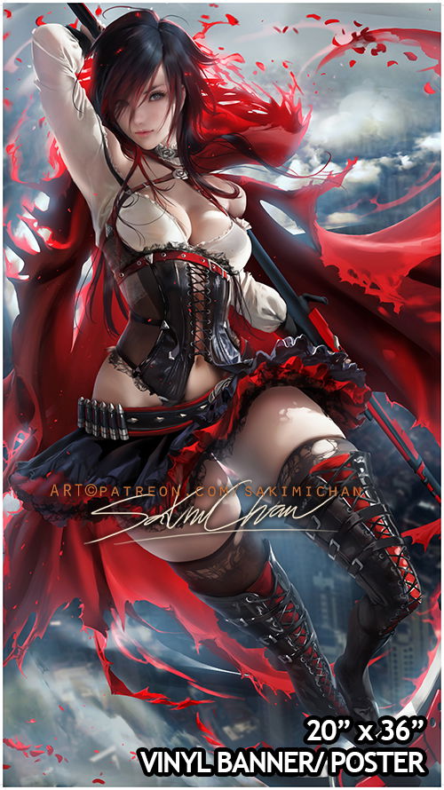 Adult Ruby Large Vinyl Poster SFW