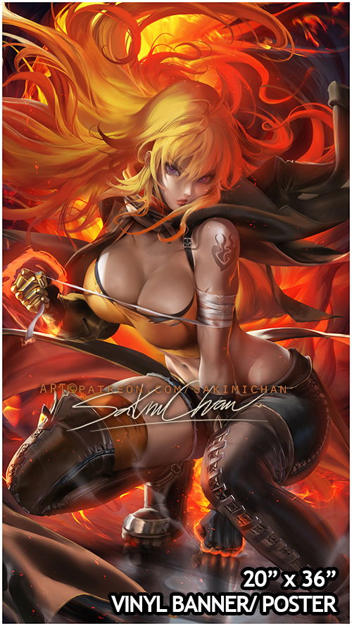 Adult Yang Large Vinyl Poster SFW