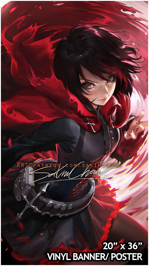 Ruby Large Vinyl Poster SFW