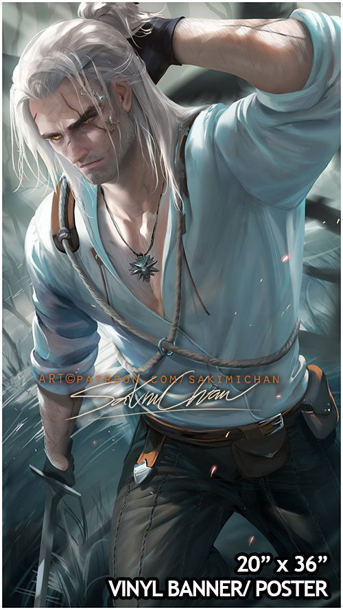 Geralt (2017) Large Vinyl Poster SFW