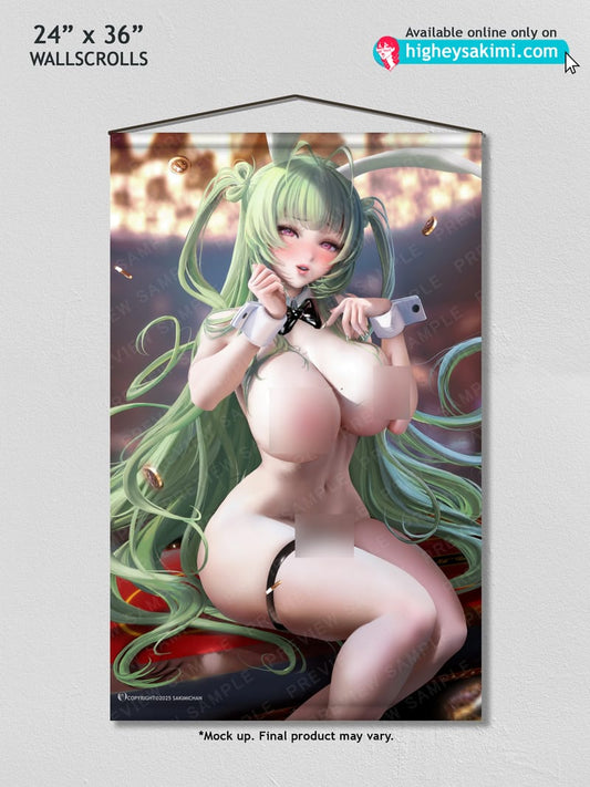 Bunny Soda NSFW Wall Scroll