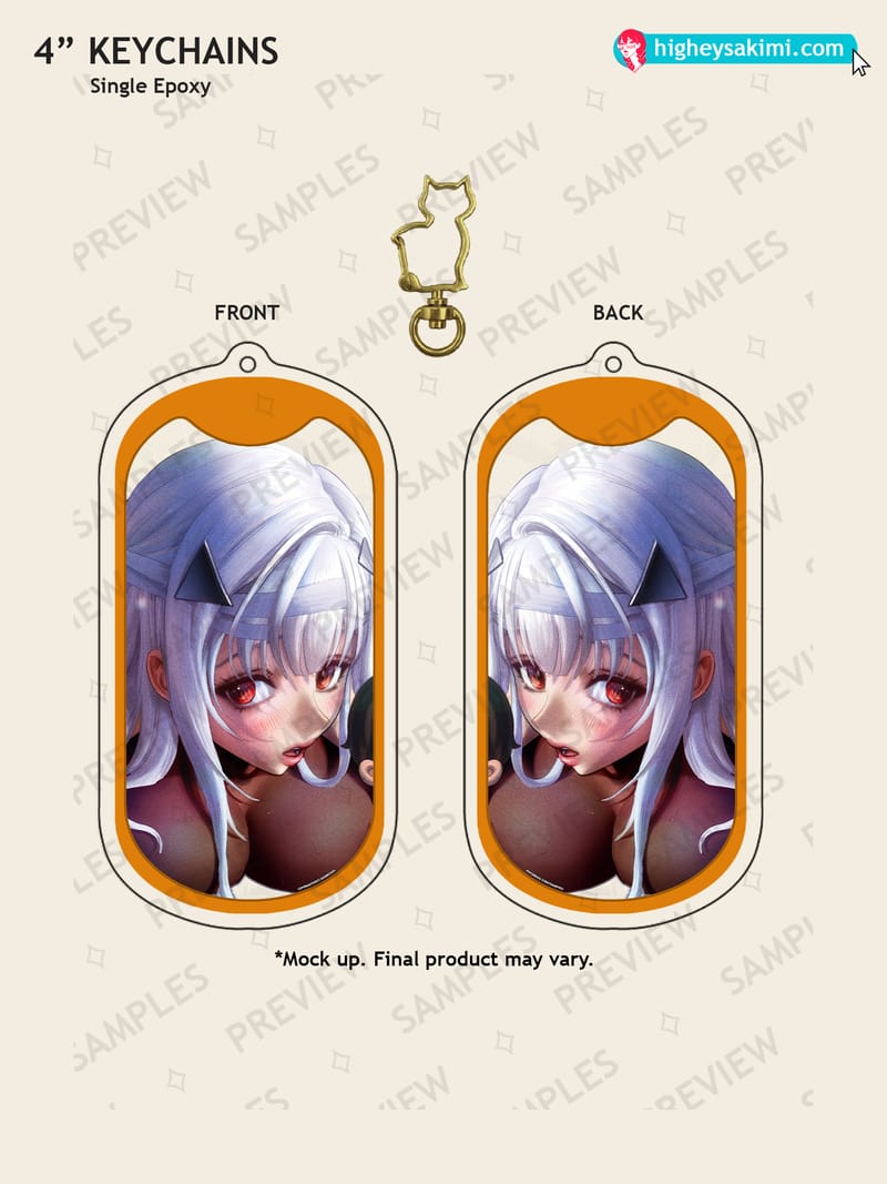 Modernia 4\\ Clear Keychain