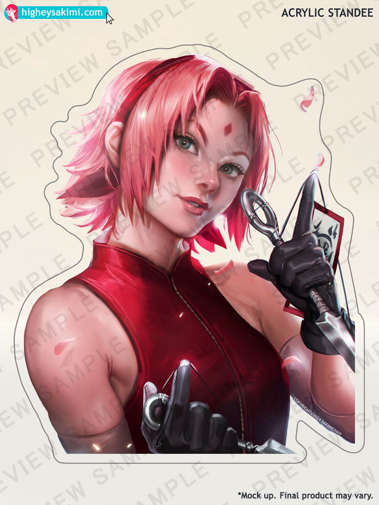 Sakura Portrait Acrylic Standee