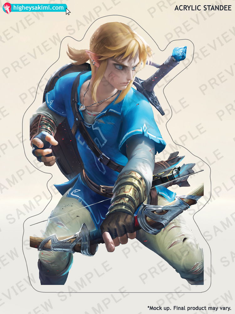 BOTW Link Acrylic Standee