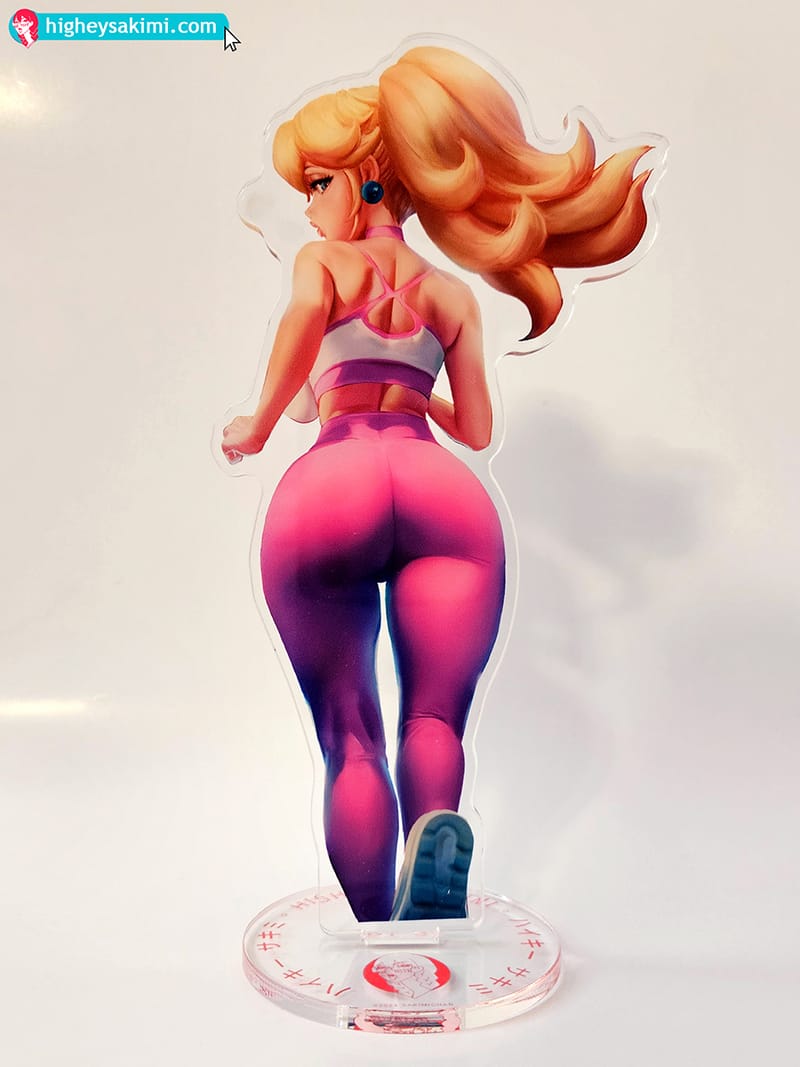Peach Gym Booty Acrylic Standee