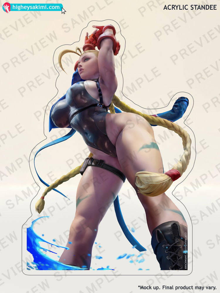 Cammy Breaking Back Acrylic Standee