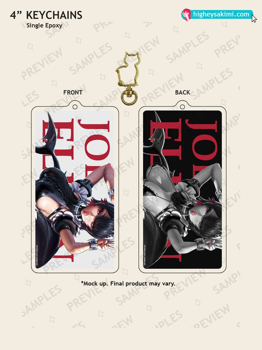 Ellen Joe 4\\ Clear Keychain