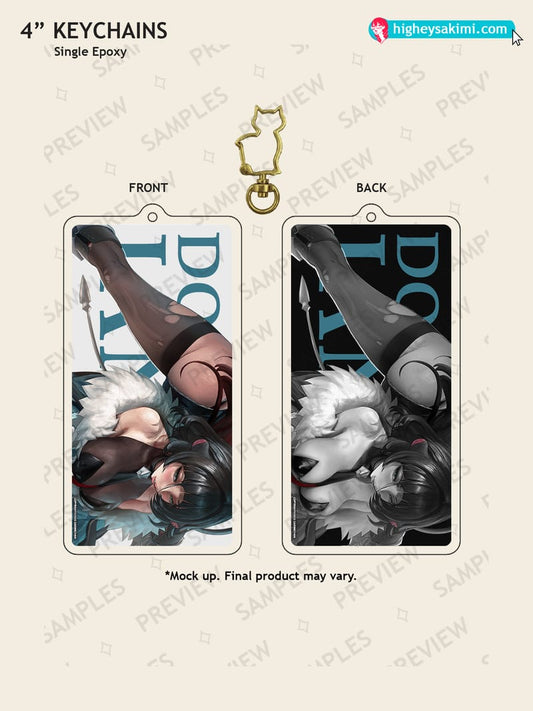 Jane Doe 4\\ Clear Keychain