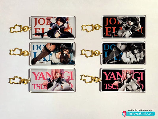 Ellen Joe 4\\ Clear Keychain